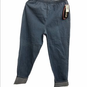 Kayo stretch women’s blue pants Sz XL